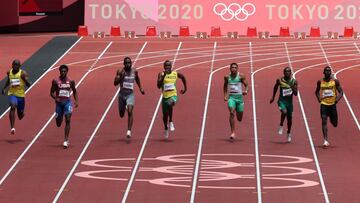 La serie de los 200 metros donde tomó parte Noah Lyles.