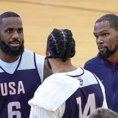 Will Kevin Durant play against South Sudan in the USA Basketball Showcase?