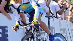 Contador conquista su primer título contrarreloj