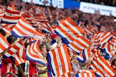 Ambientazo en el Metropolitano.