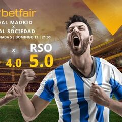 Real Madrid CF vs. Real Sociedad: horario, TV, estadísticas, clasificación y pronósticos