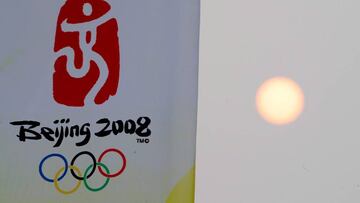 El cartel de los Juegos de Pekín 2008.