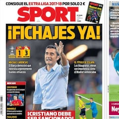 La prensa de Barcelona exige fichajes tras el Clásico