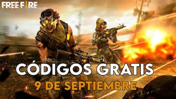 Free Fire | Códigos de hoy martes 9 de septiembre de 2025: recompensas gratis