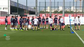 El Barcelona ya prepara 'El Clásico' sin Messi