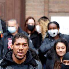 Anthony Joshua joins Black Lives Matter protest: 'racism pandemic is out of control'