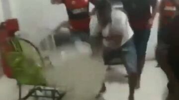 ¡Hincha de Flamengo destrozó todo tras ganar la Libertadores!