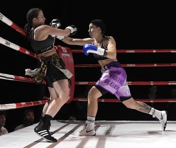 Miriam Guti¨¦rrez y Kamilla Boca pelearon en el peso ligero.