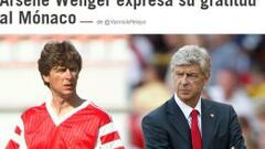 Arsene Wenger, actual t&eacute;cnico del Arsenal, dirigi&oacute; al M&oacute;naco desde 1987 hasta 1994. 