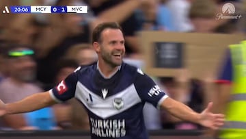 Sigue siendo una joya: Juan Mata alucina a toda Australia con un golazo a sus 37 años, espectacular