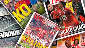 “K.O.”, “Fundidos”, “Se tuerce”... las portadas tras la eliminación del Barça