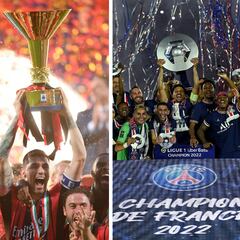 Champions, European places and relegated teams in Premier League, LaLiga, Serie A...