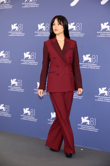 Jenna Ortega durante el Festival Internacional de Cine de Venecia celebrado en el Lido de Venecia.