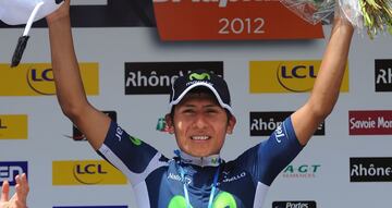 Ruta de Occitania - 16 de junio de 2012. El boyacense se impuso en la tercera etapa y se llevó el triunfo en la competición de la carrera 2.1. Fue su segunda victoria de carrera en este año.