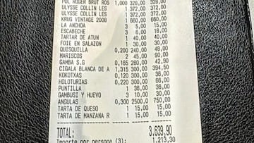Se gasta 3.600 euros en uno de los mejores restaurantes de Valencia y deja su reseña: “Local modesto, casi clandestino”