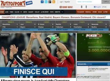 Portadas de la prensa extranjera