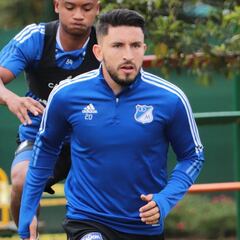 Israel Alba entrena por primera vez con Millonarios