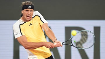 El tenista alem¨¢n Alexander Zverev.