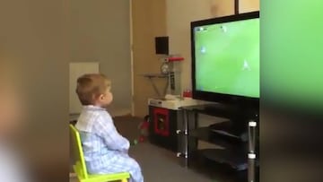 Por estas cosas el fútbol es tan especial: la celebración de un niño con el gol de su equipo