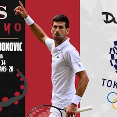 Estrellas de Tokio: Djokovic, el hombre que busca el año perfecto
