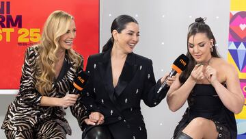 Las presentadoras, Paula Vázquez, Ruth Lorenzo e Inés Hernand, durante una rueda de prensa, en la Sala de Comunicación de Torrespaña, a 15 de enero de 2025, en Madrid (España). Durante la rueda, RTVE ha presentado nuevos detalles sobre la cuarta edición del Benidorm Fest cuya final se celebrará el 1 de febrero en el Palau d’Esports l'Illa de Benidorm.
15 ENERO 2025
Eduardo Parra / Europa Press
15/01/2025
