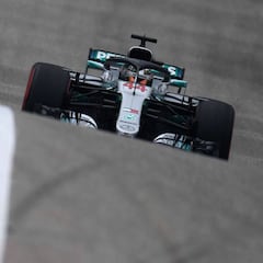 Resumen de la clasificación del GP de EE UU: pole de Hamilton