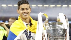 James Rodr&iacute;guez, volante de Real Madrid