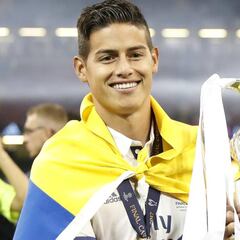 James vuelve a Champions con Real Madrid: títulos y poco juego