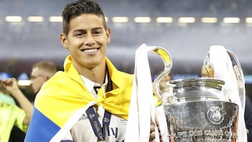 James Rodr&iacute;guez, volante de Real Madrid