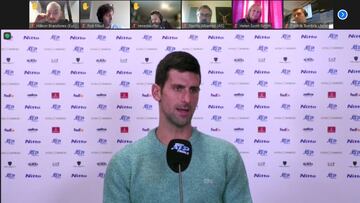 Djokovic: "Me veo mejor que otros años, necesitaba parar"