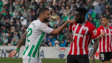 Willian e I?aki Williams, durante el ¨²ltimo Betis-Athletic.