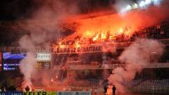 El fondo de Anoeta en el que tuvieron que actuar los agentes de la Ertzaintza.