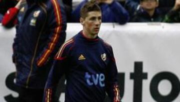 <b>PREOCUPADO. </b>Torres aún no ha podido reaparecer con España.