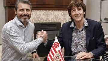 Alkorta, con Patxi Salinas