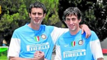 <b>PAREJA DE 40 MILLONES. </b> Motta y Diego Milito, al Inter.