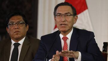 El presidente de Per&uacute;, Mart&iacute;n Vizcarra.
 
   (Foto de ARCHIVO)
 
 11/03/2020 