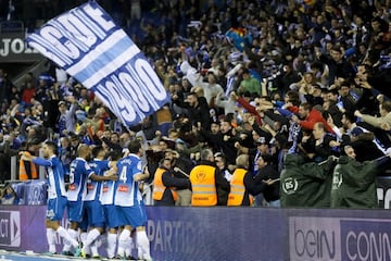 1-0. Oscar Melendo celebró el primer gol.