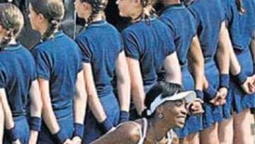 <b>CAMPEONA. </b>Venus celebra su cuarto título en Wimbledon.