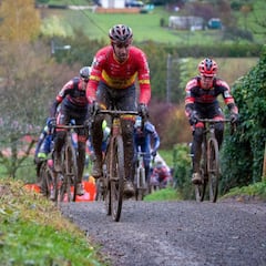 Felipe Orts, a brillar en el debut de Van Aert y Pidcock