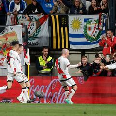 Rayo Vallecano 2 - 1 Osasuna: resumen, resultado y goles del partido de LaLiga Santander