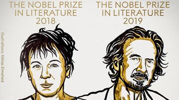 Olga Tokarczuk y Peter Handke, ganadores del Premio Nobel de Literatura 2018 y 2019