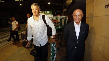 Setién: "Podría venir un defensa, un medio, un delantero..."