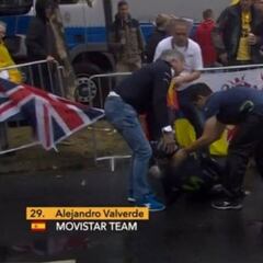Valverde, caída, abandono, quirófano y adiós al curso