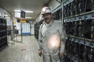 AS compartió una jornada de trabajo a 1200 metros de profundidad con los mineros de Bottrop.