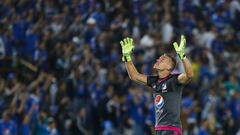 Nicolas Vikonis, arquero uruguayo deja a Millonarios tras sus tres temporadas con el equipo azul para irse al Puebla