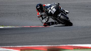 Tom Luthi en el Red Bull Ring durante los test de MotoGP.