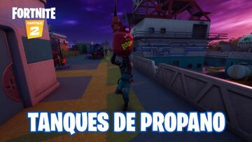 Fortnite Cap&iacute;tulo 2 - Temporada 2 | Desaf&iacute;o de Juicio de TNTina: destruye estructuras con tanques de propano