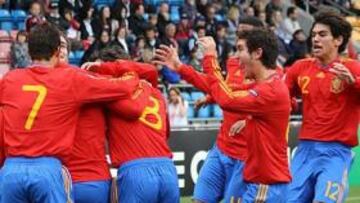 Deulofeu hace semifinalista a España con dos goles de genio