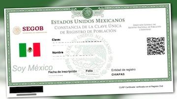 CURP certificada: qué es y cómo se tramita