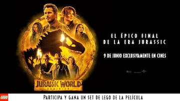 Gana un set de Lego exclusivo de Jurassic World: Dominion